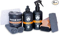 Butcher Block Ultimate Care Kit - Includes Cutting Board Oil, Wax, Wood Spray Cleaner, Bench Scraper, LG Applicator, 3 Cloths - for Butcher Block Countertops and Large Cutting Boards