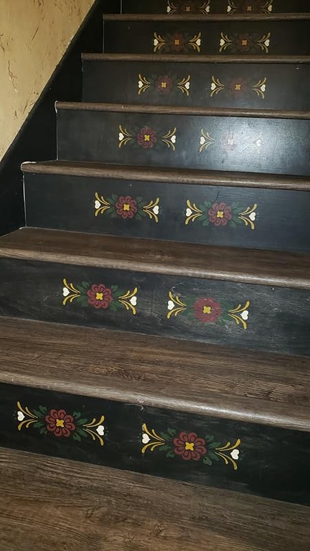 Rosemaling Patterns 24, 26, 27, 29 and 30 Stencils - Set of 5 Motifs - 4" x 1.5" each - Rose-painting - Scandinavian decorative folk painting - Mylar plastic stencil - The Artful Stencil
