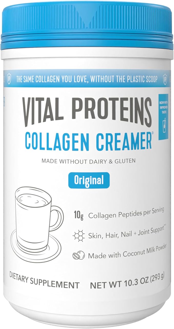 Vital Proteins Collagen Peptides Powder - Original Coffee Creamer for Hair, Skin & Nails Support, 10.3 Oz