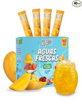 Klass Aguas Frescas | Drink Mix Packets | Mango Flavored | Sugar Free On-The-Go Packets, Low Calorie (40 Count Powder Stick Packs)