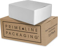 Prime Line Packaging Christmas Gift Boxes, Holiday Gift Boxes with Lids for Presents, Extra Large White Magnetic Gift Box for Gift Wrapping, Weddings, Storage, Bulk, 14x14x6, 15 Pack
