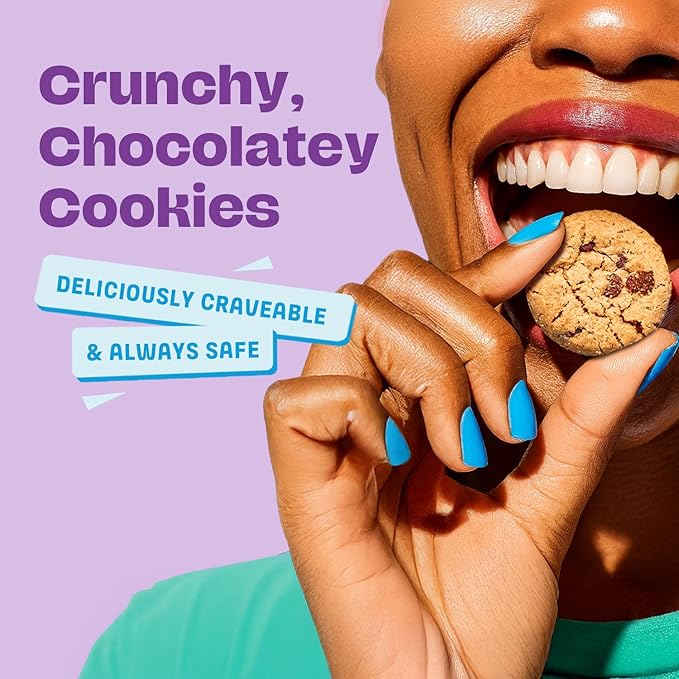 Gluten Free Patake Crunchy Chocolate Chip Cookies - Vegan - Free From the Top 9 Allergens Including Dairy, Wheat, Soy, Eggs, & Peanuts - Non GMO - Safe School & Office Snack (3 Pack, 5.5oz Boxes)