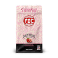 Fire Department Coffee - Gives Back to Firefighters - Strawberries & Cream Rum Infused Ground Coffee - Medium Roast - Non-Alcoholic - Roasted in the USA - Veteran Owned - 12 oz