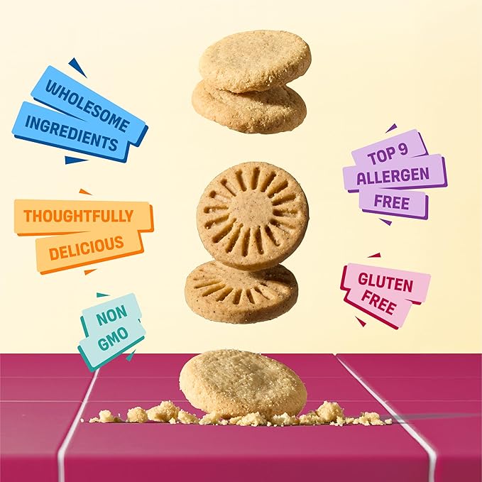 Gluten Free Partake Mini Graham Cracker & Vanilla Wafer Snack Packs | Vegan & Dairy Free Cookies | Lunch Box Snacks | Allergy Friendly Snacks | Safe School Snack for Kids - 20 Pack
