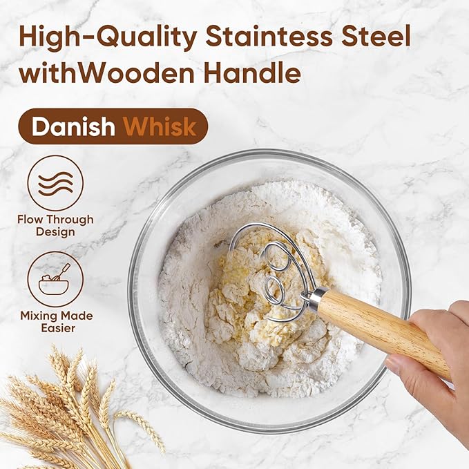Bread Proofing Basket Set, Oval 10" Sourdough Proofing Basket for Bread Making Tools and Supplies, Sourdough Bread Baking Supplies, Ideal Basket Gift Set for Artisan Bakers