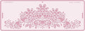 Long Border Cake Stencil, 4" x 12.75" (Belles)