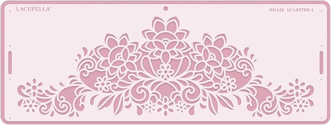 Long Border Cake Stencil, 4" x 12.75" (Belles)