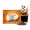 Four Sigmatic Focus Organic Mushroom Coffee | Instant Mushroom Coffee Mix with Lion's Mane, Chaga and Rhodiola for Better Focus and Immune Support | 10 Packets