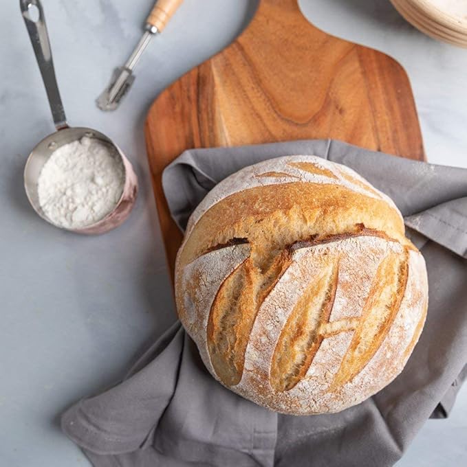 Cultures for Health Gluten Free Sourdough Starter | Heirloom Dehydrated Culture for Baking Gluten Free Bread | DIY Pasta, Pizza Dough, Pie Crust, & More | Non-GMO Prebiotic Sourdough Bread