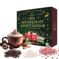 Hot Chocolate Advent Calendar 2025 - Gourmet Luxury 24 Hot Chocolate Selection Variety Flavours - Food Advent Calendars Gifts Set For Men Women Children