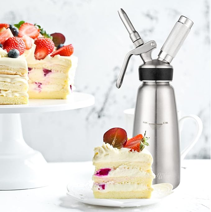 A Variety of Spare Parts and Accessories for Whipped Cream Dispenser -Cream Charger Holder-304 Stainless Steel