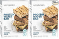 WonderSlim Protein Wafer Snack Bar, Variety Pack, 15g Protein, 5 Flavors, 0mg Cholesterol (5ct) (Pack of 2)