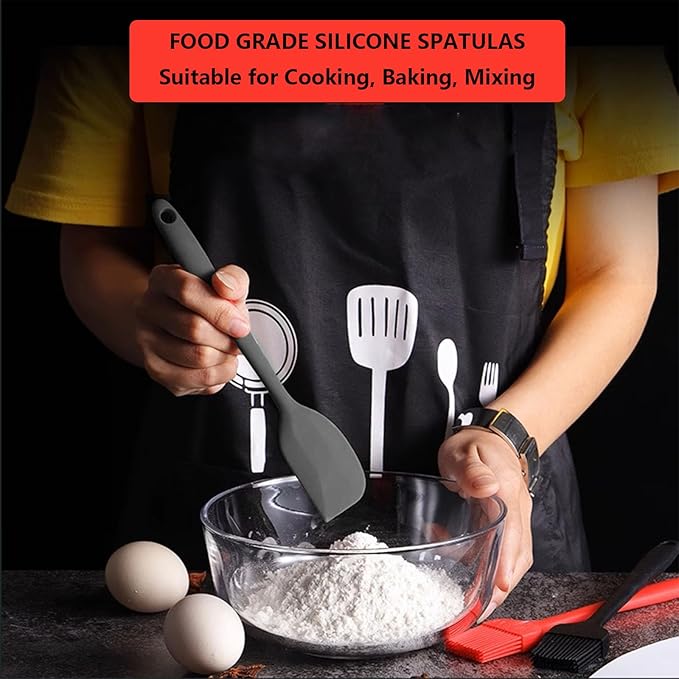 Adjustable Rolling Pin 4 Set and Silicone Baking Pastry Mat Setpastry,Siliconebrush and spatul,AdjustableThickness Rings,Wooden Dough Roller Rolling Pins for Baking Dough, Pizza, Pie