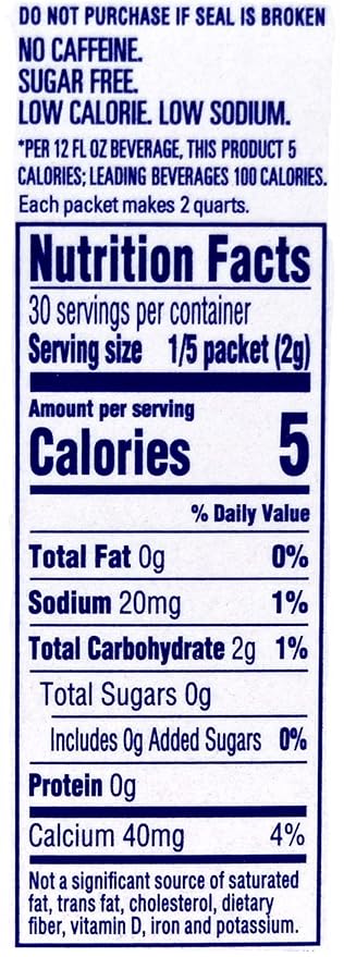 Crystal Light Concord Grape, 12-Quart 2.01-Ounce Canister (Pack Of 4)