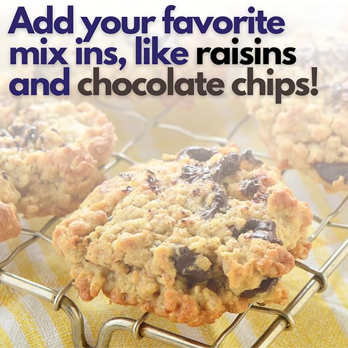 Shirley J Oatmeal Cookie Mix Gourmet Quality Cookies | 30 Large Cookies Only Add Water and Butter For Delicious Rich Cookies (Oatmeal Jumble)