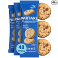 Gluten Free Partake Crunchy Chocolate Chip Cookies - Vegan - Free From the Top 9 Allergens Including Dairy, Wheat, Soy, Eggs, & Peanuts - Safe School & Office Snack (48 Packs, 1.09 oz)