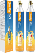 Blue Flag 60L Co2 Carbonator Compatible with Sodastream Appliances (Excluding Art, Terra Seltzer Maker), 14.5oz, Set of 2