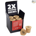 BestCUP Compostable Coffee Pods for Keurig: 8CT Extra Strong Dark Roast Coffee K Cups - Bold Rich With Notes of Chocolate | Compatible With 1.0 Brewers | Plastic-Free | Single-Serve | 16g Arabica