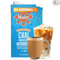 Bhakti Chai Tea Concentrate | Original, Organic Fresh Ginger, Black Tea, Sweetened, Spiced, Dairy-Free, Vegan (Pack of 3)