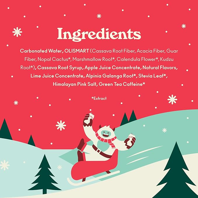 OLIPOP Prebiotic Soda Pop, Vintage Cola, Pantry Pack Packed with Prebiotics, Fiber, and Botanicals, Gluten Free, Vegan, GMO Free, 12oz (12-Cans)