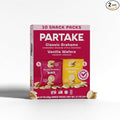 Gluten Free Partake Mini Graham Cracker & Vanilla Wafer Snack Packs | Vegan & Dairy Free Cookies | Lunch Box Snacks | Allergy Friendly Snacks | Safe School Snack for Kids - 20 Pack