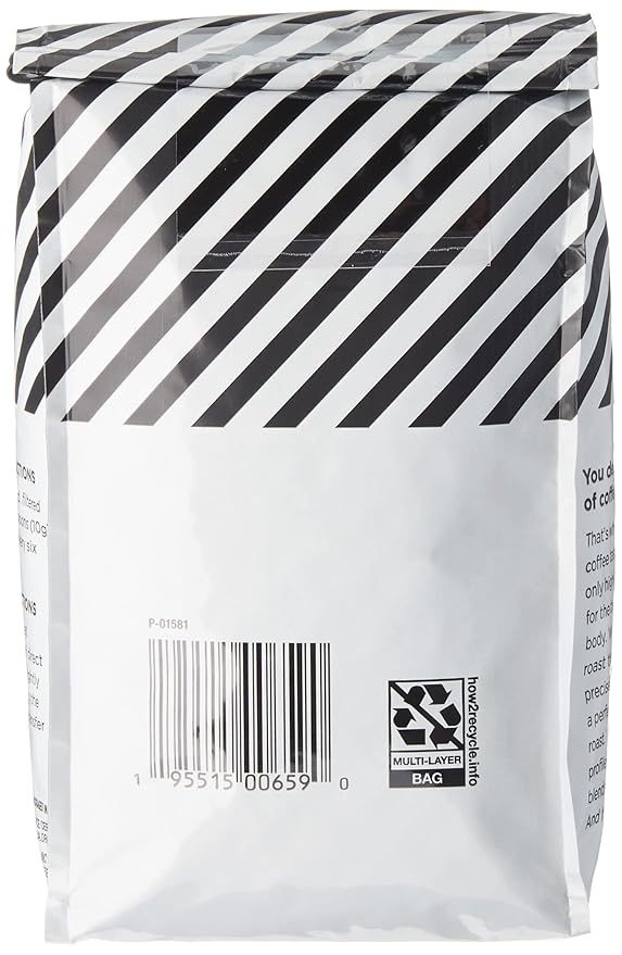 AmazonFresh Donut Cafe Whole Bean Coffee, Medium Roast, 12 Ounce (Pack of 3)