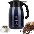 Thermal Coffee Carafe-56OZ vacuum Coffee Carafe For Keeping Hot Liquids,Coffee Carafe,Thermal Stainless Steel, Coffee Carafes Press On Lid, Coffee Dispenser Bpa Free .(1.6l) Starry Blue