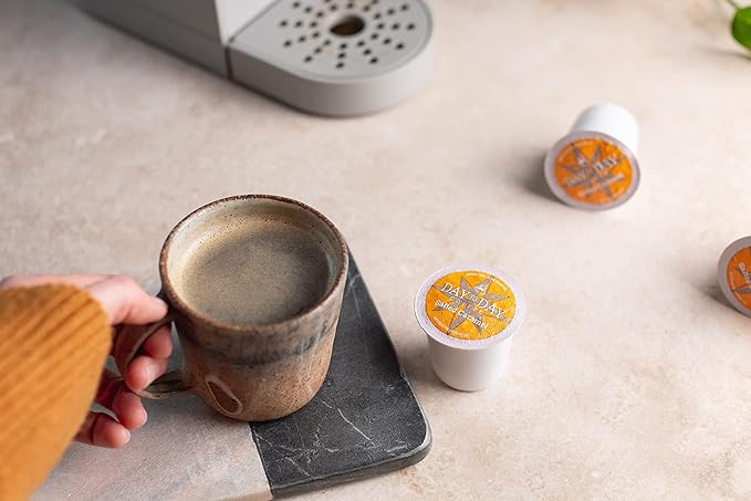 Day To Day 12-Count Salted Caramel, Light Roast Single Serve Coffee Pods for K-Cup Keurig Brewers
