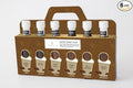 Premium Coffee Syrup Gift - Set 6 x 75ml Assorted Flavoured Syrup For Coffee Including Vanilla Caramel Toffee Hazelnut Amaretto Peppermint Coffee Lover Gift sets