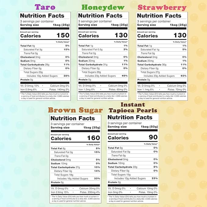 Pocas Bubble Tea Kit, Taro 2-Pack – Instant Milk Tea Powder with Authentic Tapioca Pearls for Instant Bubble Tea, 10 Kits