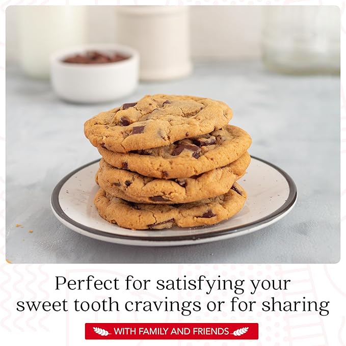 David's Cookies Gluten-Free Chocolate Chip Cookies 9-pack - Gourmet Cookies with No Added Preservatives - Fresh Bakery Dessert - Toddler and Kids Snacks for School