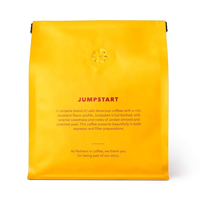 Partners Coffee Roasters, Jumpstart Blend, Whole Bean Coffee - 12 Ounce - Medium