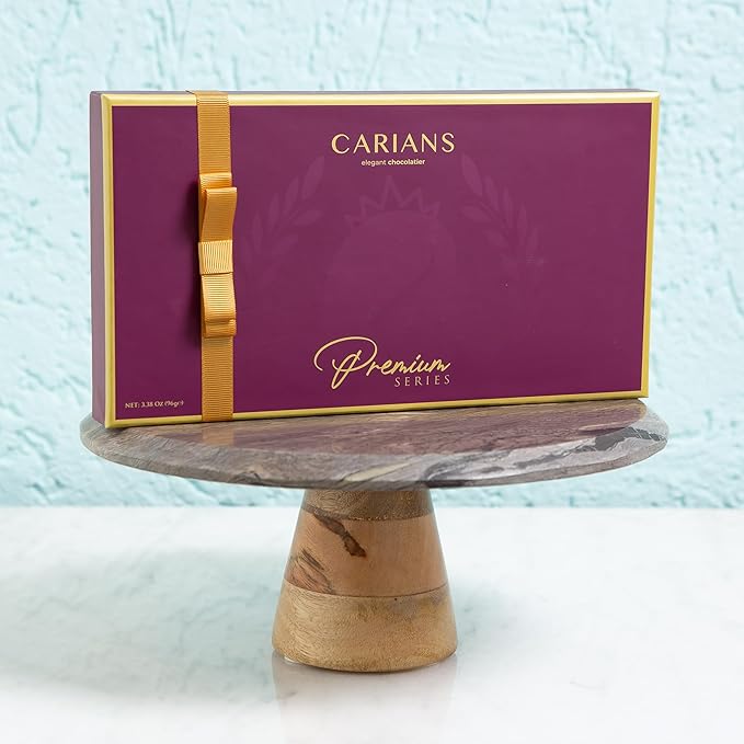 CARIANS Chocolate Truffles Box, Belgium Chocolate Limited Edition, Gourmet Assortment of Milk, Dark, White Chocolate Basket, Great for Gift Giving, Anniversary, Thanksgiving, Christmas