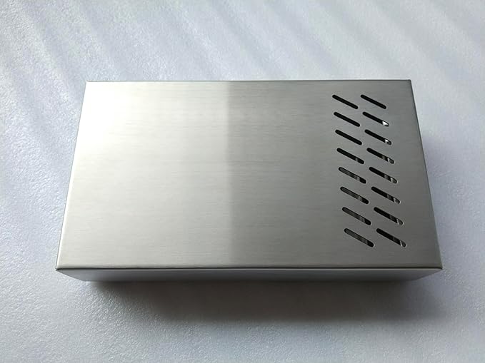 Espresso Knock Box Drawer, Stainless Steel Coffee Grounds Container with Removable Rubber Knock Bar and Non-slip Base, Mini 9.29 x 5.43 x 2.08 inches (Silver)
