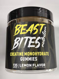 Creatine Monohydrate Gummies 5000mg (135 Count)-Lemon Flavor.
