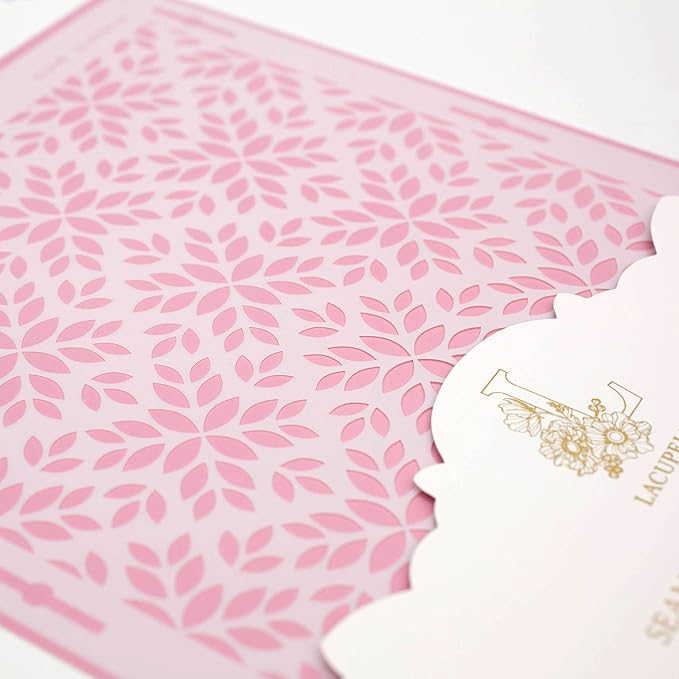 Cake Decorating Stencil for Tall Buttercream Cake, Royal Icing, Ganache, Paint, Airbrush (Blume)