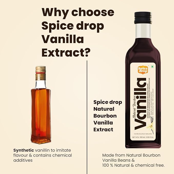 Pure Madagascar Vanilla Extract – Alcohol-Free, 1.69 Oz – 100% Natural, Rich & Aromatic – Perfect for Baking, Desserts, Milkshakes & Ice Cream – Superior to Vanilla Essence
