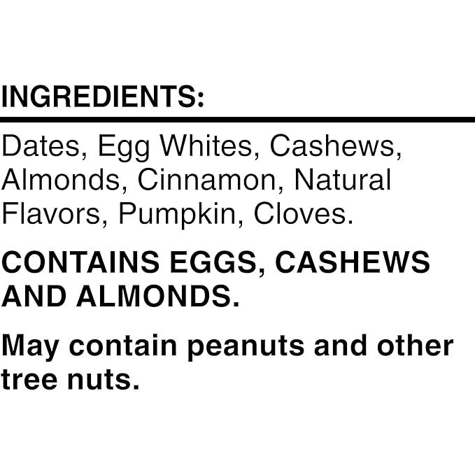 RXBAR Protein Bars, Protein Snack, Snack Bars, Pumpkin Spice, 22oz Box (12 Count)