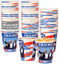 Smygoods Trump Design Disposable Paper Coffee Cups (10 OZ, 100 Count) For Hot Beverages, Tea, Espresso, Cocoa - To Go Drink Containers, Café & Office