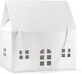 Boxes Craftory Pack of 5 House Shaped Gift Boxes (12.99 x 9.84 x 7.48 inch) - Mansion Ideal for Home Presents, House Interior Decorations and for Treats - White Matelasse