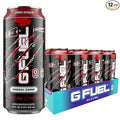 G Fuel Energy Drink, Fruit Punch, Sugar Free Beverage with 140mg Caffeine, Daily Energy Boost with Focus Amino, Vitamin + Antioxidants, 16 oz Cans (Nightmare on Elm Street, 12-Pack)