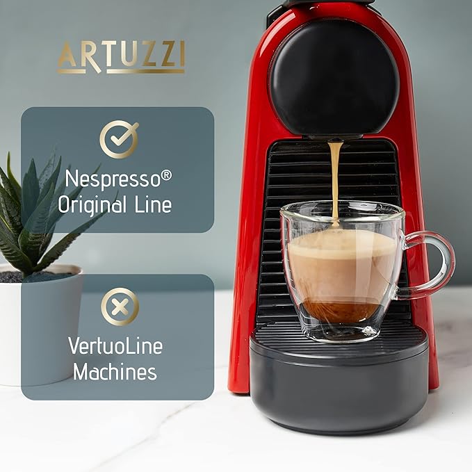 Artuzzi 120ct Espresso Pods I Compatible With Nespresso I Espresso Roma I Aluminum & Recyclable Coffee Pods I Italian Dark Roast
