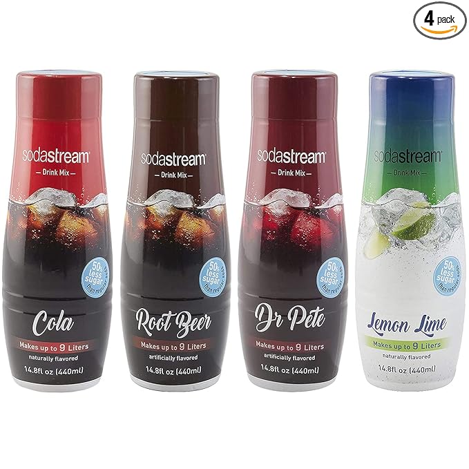 sodastream Flavors Original Variety Pack 440ml 4 Pack, 59.5 Fl Oz