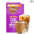 Bhakti Chai Tea Concentrate | Sugar-Free, Organic Fresh Ginger, Black Tea, Spiced, Dairy-Free, Vegan (Pack of 3)