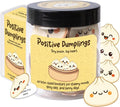 Positive Dumpling Jar – Emotional Support Dumplings, Cute Self Care & Comfort Jar with 60 Uplifting Notes, Funny Christmas Gifts for Teen Girls, Women, Tweens, Birthday Gifts for Teen Girls, Women, Tweens