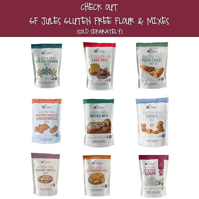 gfJules Certified Gluten Free Muffin Baking Mix | No Grit, Non-GMO, Vegan | Certified Top 9 Allergen-Free & Kosher | Makes 15 Muffins | 14 Ounces