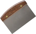 Lamson Dough (Bench) Scraper with Walnut Handle (4" x 6")