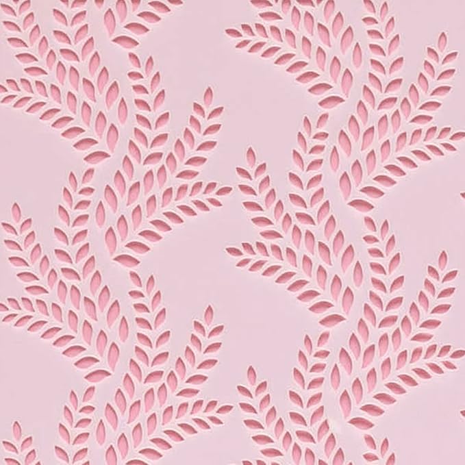 Harvest Cake Stencil - Seamless Delicate Pattern for Decorating Tall Double Barrel Cake to Use with Buttercream, Royal Icing, Ganache, Paint, Airbrush (Florentine)