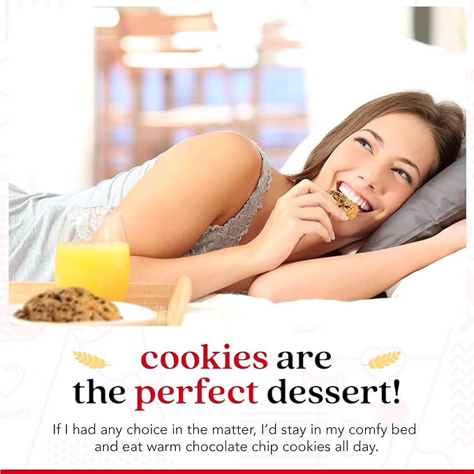 David's Cookies Gluten-Free Chocolate Chip Cookies 9-pack - Gourmet Cookies with No Added Preservatives - Fresh Bakery Dessert - Toddler and Kids Snacks for School