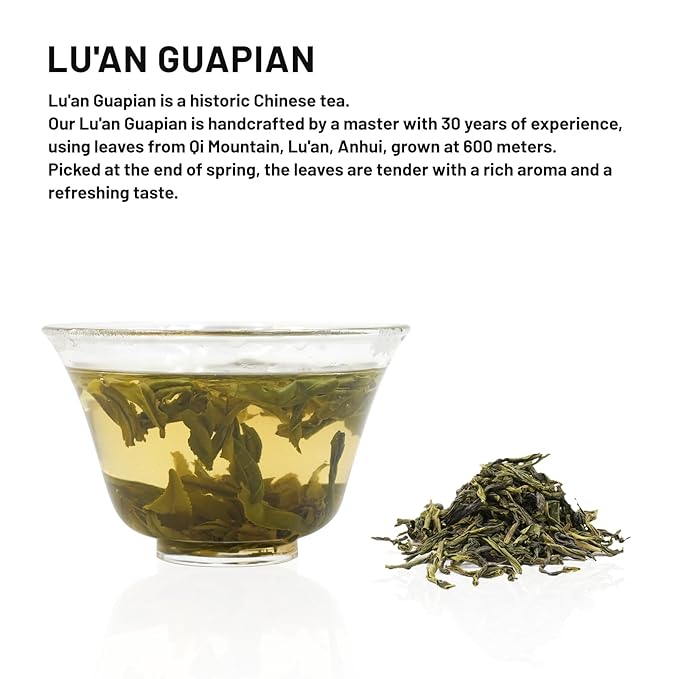 iTeaworld 4 Flavors Tea Samplers of Chinese Green Teas for Beginners,2025 New Tea Chinese Loose Leaf Tea, Included Longjing, Biluochun, Lu'an Guapian & Huangshan Maofeng(2.01oz)